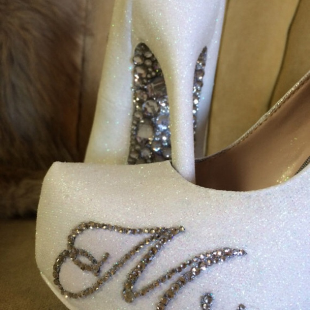 Custom wedding heels - Picture 4 of 4